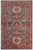 Southwestern Super Kazak Green/Red Wool Rug - 4'2'' X 5'11'' For Sale - Image 10 of 10