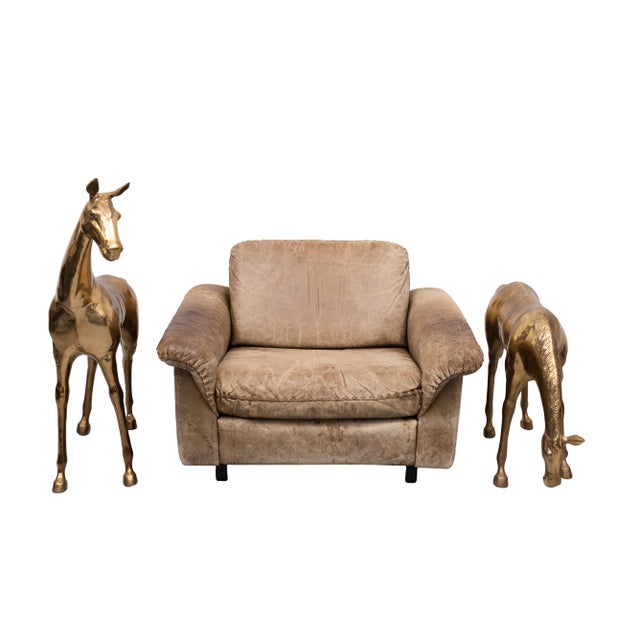 Large Brass Horses from Apko Superbrass, Holland, 1970s, Set of 2 For Sale - Image 11 of 14