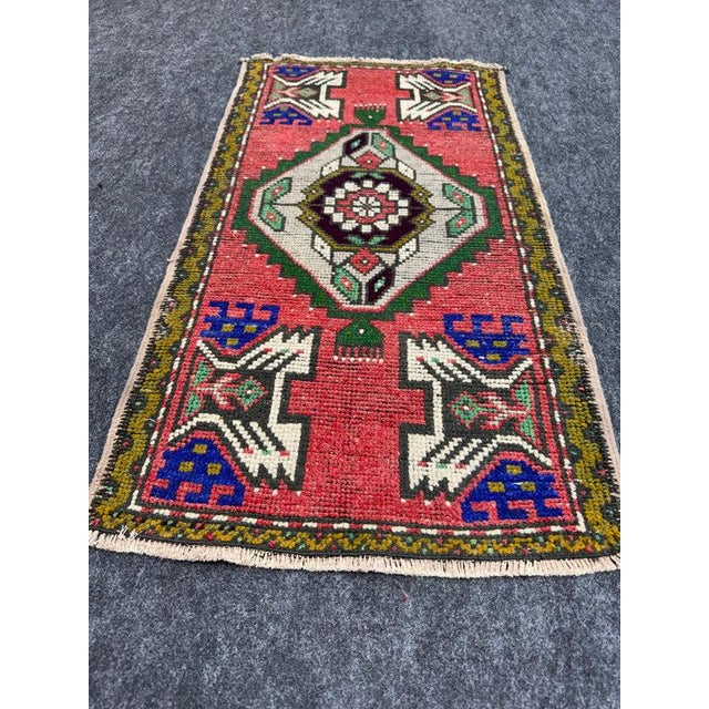 Turkish Yastik Rug 1'8" x 3'2" #23912 Explore a curated collection of hallway runners, wool rugs, and handmade...