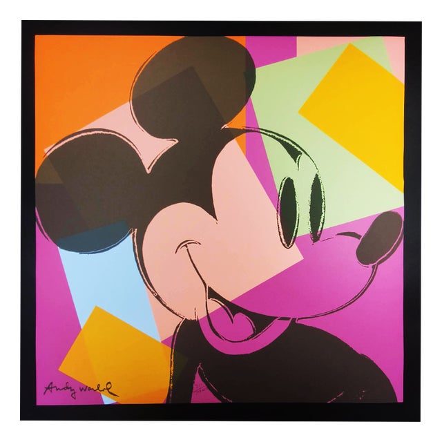 After Andy Warhol, Mickey Mouse, 1980s, Lithograph For Sale
