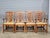 Mid 20th Century Set of 8 Stickley Chippendale Solid Cherry Dining Chairs Leather Seats Made Usa For Sale - Image 5 of 15
