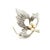 Mikimoto Estate Akoya Pearl Leaf Brooch Pin Sterling Silver 4.5 mm M296 This elegant Authentic Mikimoto Estate Akoya pearl...