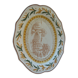Vintage Fitz & Floyd Grand Haven Oval Platter