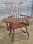 American Dr Dimes Windsor Style Desk Writing Arm High Back Chair Bench Made New Hampshire For Sale - Image 3 of 12