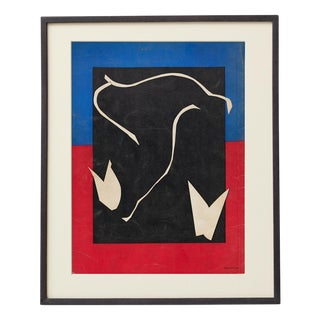 Henri Matisse, Back Cover for Verve Vol. I (Cut-Out Design), 1937, Lithograph For Sale