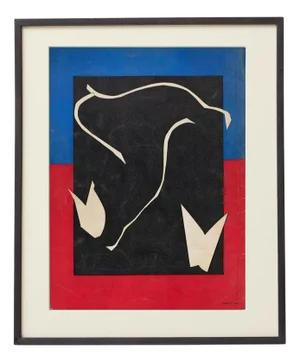 Henri Matisse, Back Cover for Verve Vol. I (Cut-Out Design), 1937, Lithograph