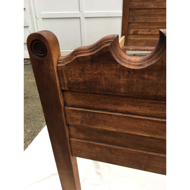 Antique Wooden Child's Bed Chairish