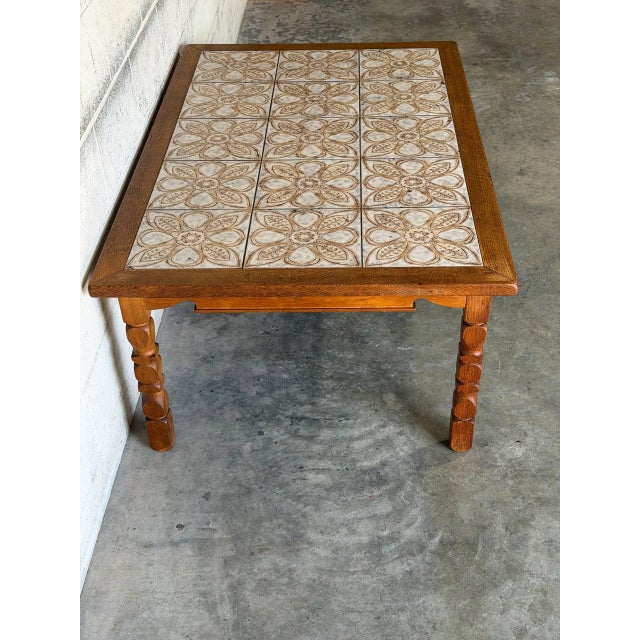Oak Tiles Coffee Table Danish Mid-Century Modern 1960s For Sale - Image 9 of 11