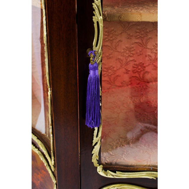 Antique 19th Century French Vitrine Display Cabinet by Vernis Martin For Sale - Image 12 of 18