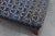 20th Century Art Deco Upholstered Ottoman with Sabre Legs, France, 1950s For Sale - Image 9 of 11