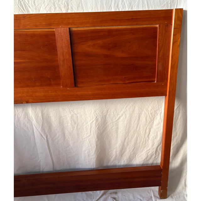 Vintage Thos Moser Shaker Cherry Queen Headboard For Sale In Denver - Image 6 of 13