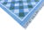 Not Yet Made - Made To Order Handmade Cotton Area Rug, Forest Green, Sky Blue and Cream Small Checked Dhurrie - 9'x12' For Sale - Image 5 of 13