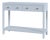 Nora 40 in. W Rectangular Wood 2 Drawer Console Table with Lower Open Shelf, Light Blue For Sale