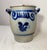 Ceramic Antique 19th Century Handmade Stoneware Crock Pottery Jug With Handle 2 Gallon For Sale - Image 7 of 10