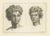 Pigné, Curly Gaze: The Expressive Study, 1740, Engraving For Sale