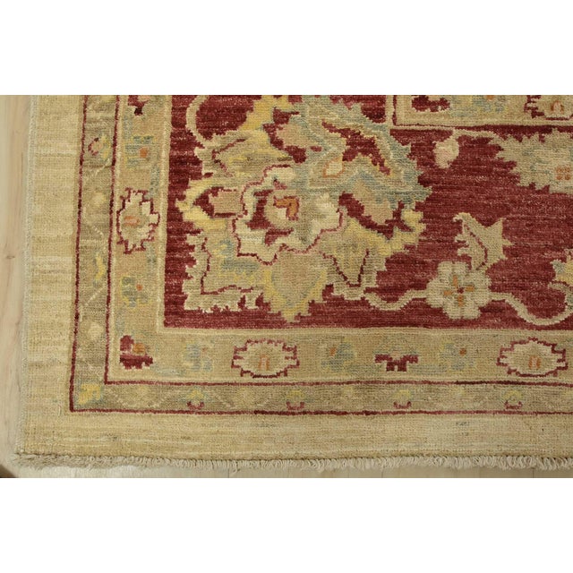 Ziegler Rug 10'1'' X 13'4'' Beige Wool Traditional Hand-Knotted Oriental Carpet For Sale - Image 10 of 12