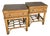 Vintage Rattan Nigthstands - Pair For Sale