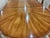 Late 20th Century French Provincial Oval Dining Table With 8 Chairs – Cream Painted Base & Figured Wood Top For Sale - Image 10 of 12