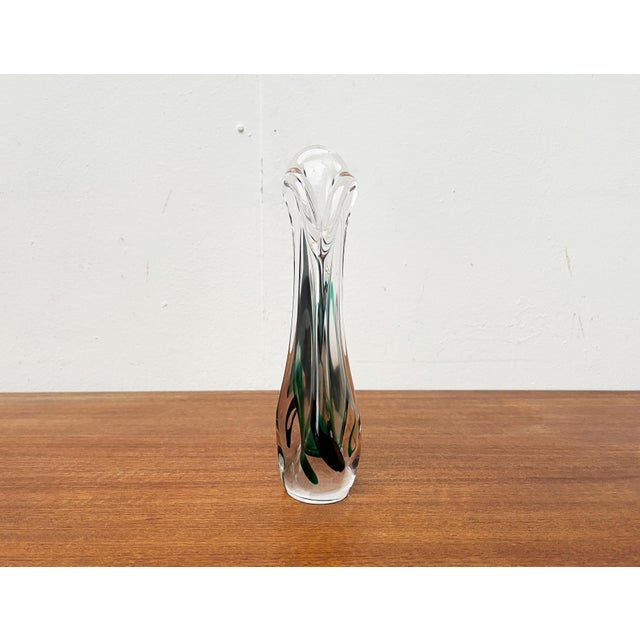Vintage Art Glass Vase by Max Verboeket for Kristalunie Maastricht, 1970s For Sale - Image 4 of 18