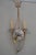 1980s Pair Neopolitan Style Crystal & Gilt Metal Wall Sconces For Sale - Image 12 of 12