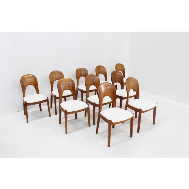 Vintage Danish Teak Dining Chairs by Niels Koefoed for Koefoeds Møbelfabrik, 1960s, Set of 10 For Sale - Image 11 of 11