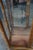 Antique Italian Baroque Rococo Walnut Burr Curio Display Cabinet Glass Showcase For Sale - Image 10 of 18