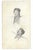 Drawing of figures in traditional outfits by a Japanese artist. Some pages are signed by the artist Shirosu and dated,...