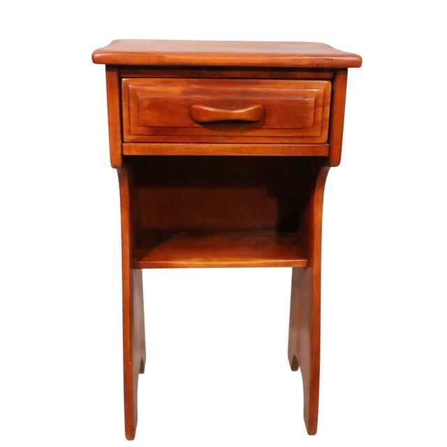 Cushman Maple Molly Stark Nightstand 2059 C 1940's For Sale - Image 11 of 13
