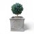 Classic Traditional Cumberland Square Paneled Concrete Planter Box For Sale - Image 16 of 16