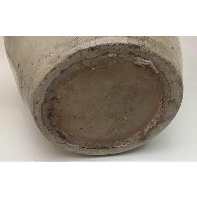 Ceramic Antique Blue Salt Glazed Decorated Stoneware Jug by Cowden & Wilcox Harrisburg, Pennsylvania For Sale - Image 7 of 7