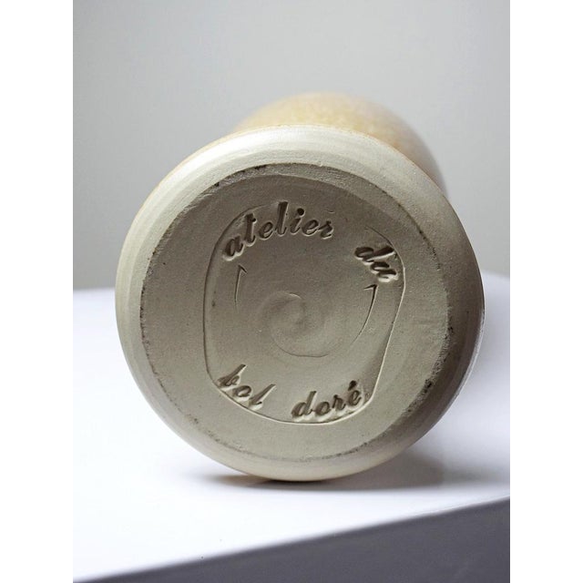 Baluster Vase in Crystalline Glazed Ceramic by Bernard Guipouy for Atelier Du Bol Doré, 1970s For Sale - Image 12 of 13