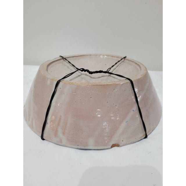 Ceramic Mid 19th Century Spanish Ceramic Fajalauza Bowl From Granada For Sale - Image 7 of 12