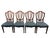 Quick Hits: Brand: Baker Furniture Historic Charleston Federal Style Carved Mahogany Shield Back Dining Chairs Piece: Set...
