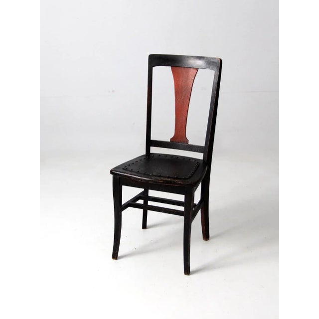 Antique Arts& Crafts Accent Chair For Sale - Image 10 of 10