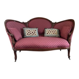 1970s Victorian Style Sofa For Sale