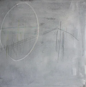 "Constant Distance" Original Mixed Media Painting by Brian Jerome