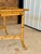 Vivai del Sud Vintage Organic Modern Rattan Dining Table With Glass Top For Sale - Image 4 of 12