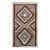 1920s Gray Antique Tribal Geometric Design Navajo Flat Woven Native American Rug For Sale