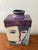 Purple Original Linda Mielke Modernist Raku Vase, Circa 1960s, Signed For Sale - Image 8 of 11