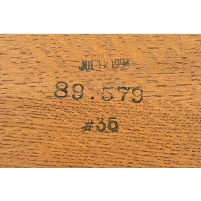 Stickley Mission Oak Arts & Crafts Two-Tier Tile Top Coffee Table or Cocktail Table For Sale - Image 12 of 13