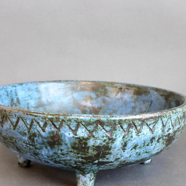 Vintage French Ceramic Decorative Bowl by Jacques Blin, 1950s For Sale - Image 14 of 18