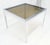 Flip Top 40" Square Crome Base Smoked Glass Top Dining Table 84" Extended Clean! For Sale - Image 18 of 18