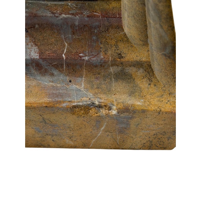 Grand Tour Italian Specimen Marble Obelisk on Pedestal For Sale - Image 10 of 12