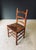Wood Low Rustic Ladder Back Dining Chairs in Oak and Rush, Belgium, 1950s, Set of 6 For Sale - Image 7 of 18