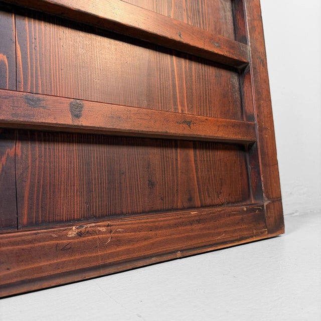 Japanese Wooden Wall Panels, 1890, Set of 2 For Sale - Image 10 of 18