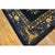 1920s Blue Navy Vase Floral Antique Chinese Peking Carpet Knotted Wool Deco Rug For Sale In New York - Image 6 of 10