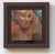 The artwork depicts a close-up portrait of a person expressing a strong sense of shock, captured with vivid pastels on a...