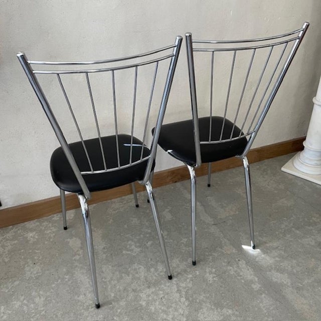 Vintage Metal Chairs, 1970s, Set of 2 For Sale - Image 5 of 6