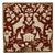 Alpine Folk Art Fabric & Wood Box Germany Mountain Goats Chalet Handmade Storage For Sale