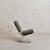 Modern French Saint-Gobain Glass + Leather Accent Chair Attributed to Maison Jansen, 1960s For Sale - Image 3 of 10